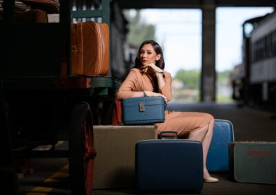 Miami best quince train museum photography dress