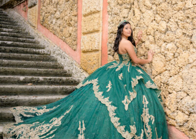 Miami best quince spanish monastery photography dress