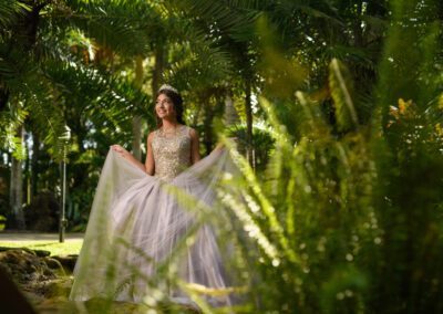 Miami best quince secret garden photography dress