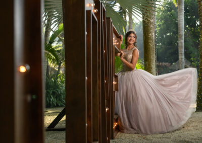 Miami best quince secret garden photography dress
