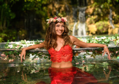 Miami best quince secret garden photography dress