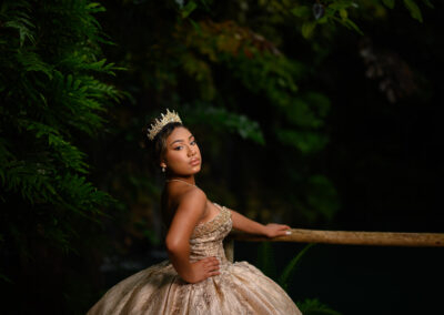 Miami best quince secret garden photography dress