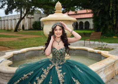 Miami best quince spanish monastery photography dress