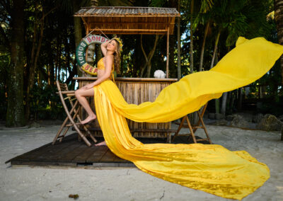 Miami best quince villa turqueza photography dress